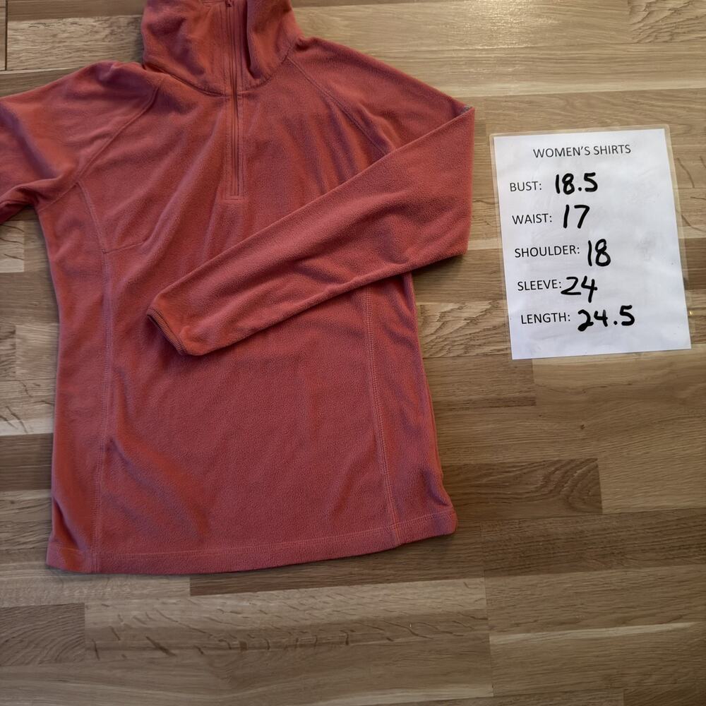 Columbia Women's Medium Coral Fleece Classic 1/4 Zip Casual Pullover - Picture 8 of 8